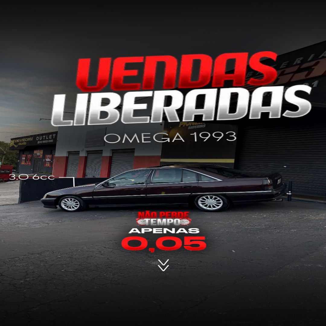 PRÉ-VENDA ÔMEGA 6cc
